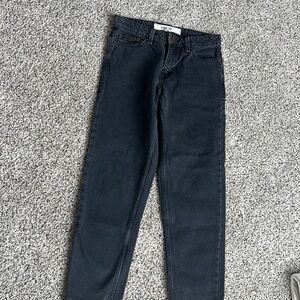 Straight black denim men’s 30x32